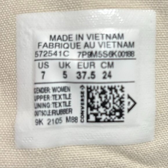 Converse Chuck Taylor All Star Floral Paisley Platform Sneakers Women's Size 7 - Picture 12 of 12